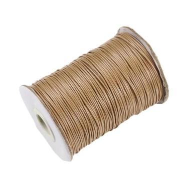 Imagem de Corda Trançada Multicolorida De 10 Metros Imitando Couro Para Acessóri