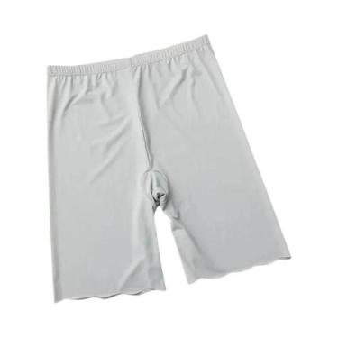 Imagem de Shorts De Segurança Femininos plus Size De Cintura Alta Sem Costura Em