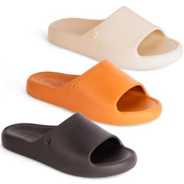 Imagem de Melissa Free Print Slide Sandália Confortável Original 33973, Marrom, 