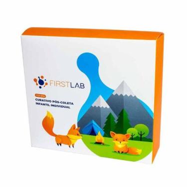 Imagem de Curativo Pós Coleta Kids Raposa (FIRSTLAB) - Caixa com 500 Unidades