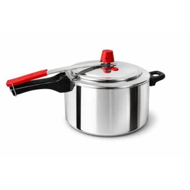 Imagem de Panela De Pressão 3 litros Fechamento Externo Alumínio Polido Prateado