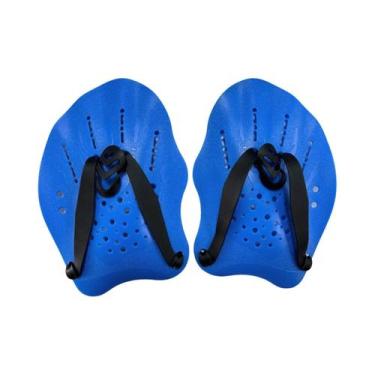 Imagem de Nadeiras para Natação com Alças de Silicone Ajustáveis, Azul