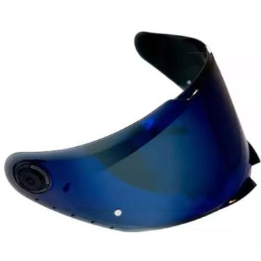 Imagem de Viseira Capacete MT Helmets Azul Iridium V14b para Targo S 