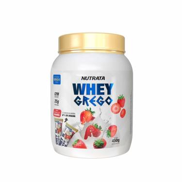 Imagem de Whey Grego - 450g Morango Com Chantilly - Nutrata-Unissex