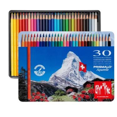 Imagem de Lápis de Cor Aquarelável Caran D'ache Prismalo 30 Cores - CARAN DACHE