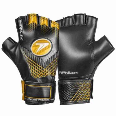 Imagem de Luva de Goleiro Futsal Poker Training Focus, 10, Amarelo