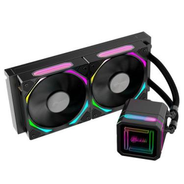 Imagem de Water cooler kalkan delta 240mm argb wireless amd/intel preto klk00050