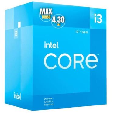 Imagem de Processador Para Pc Gamer Intel Core I3-12100F Turbo 4.30Ghz 4 Núcleos