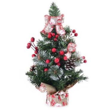 Imagem de Árvore de Natal Enfeite de Mesa Estilo  Pinheirinho Decorativo Pequeno