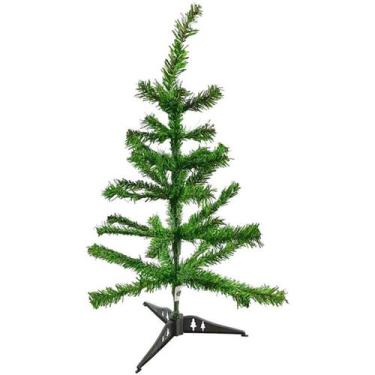 Imagem de Arvore de natal 30cm 25 galhos verde un/ sem enfeites- kit