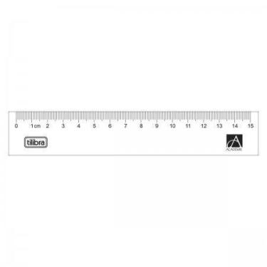 Imagem de Régua 15cm cristal ACADÉMIE Tilibra