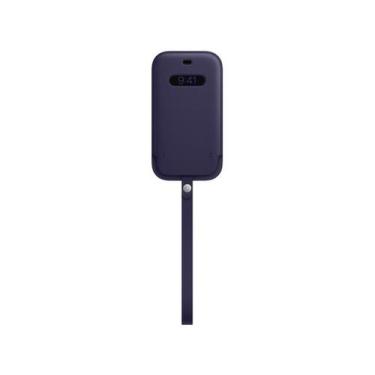 Imagem de Capa de Celular para iPhone 12 e 12 Pro Couro - Apple Violeta Profundo