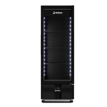 Imagem de Freezer Vertical Imbera EVZ21 Max Tripla Ação 597L Porta de Vidro Full Black