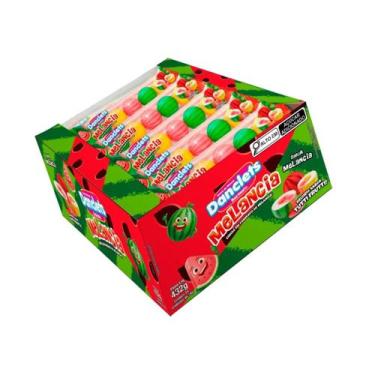 Imagem de Chiclete Danclets Melancia Display 24 Unidades 18g