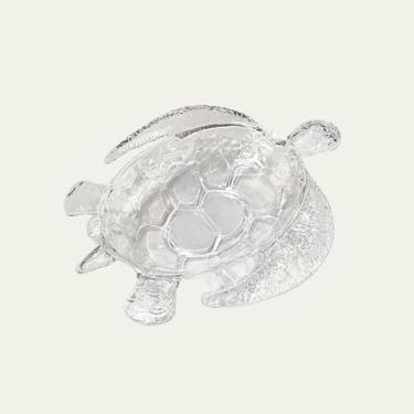 Imagem de Saladeira Acrílico Formato Tartaruga Transparente - Entrecasa