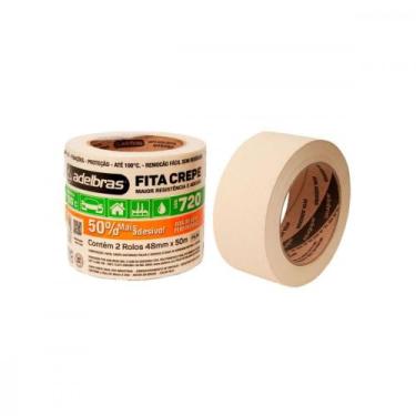Imagem de Fita Crepe Adelbras Alta Performance 48Mmx50M - Kit C/2