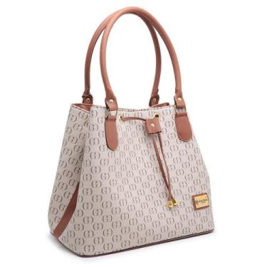Imagem de Bolsa Feminina Blogueiras Famosas - GRC - Gabriela Ribeiro, Bege