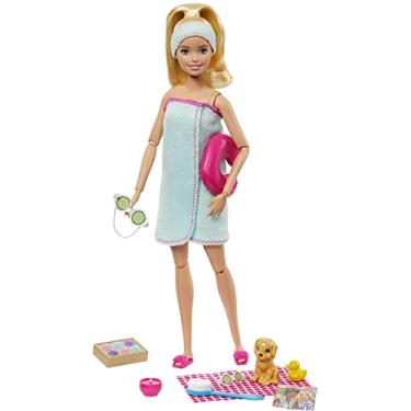 Imagem de Barbie Boneca Articulada Com Cachorrinho Dia De Spa GJG55 - Mattel