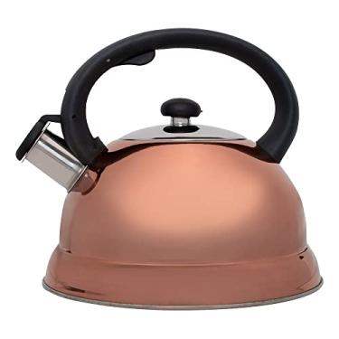 Imagem de Chaleira com Apito de Aço Inox Bronze 3L