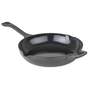 Imagem de Viking Culinary Panela de ferro fundido Chef de 26,66 cm, preta