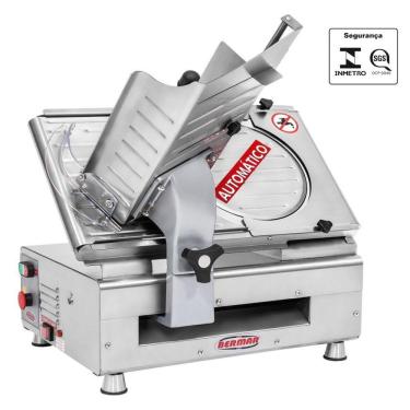 Imagem de Cortador de Frios Automático Lâmina 30 Cm Inox Bermar BM18 NR PF - Bivolt