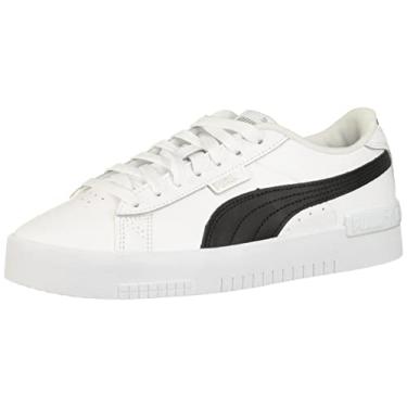 Imagem de PUMA Tênis feminino Jada, Puma branco-puma preto-puma prata, 7.5