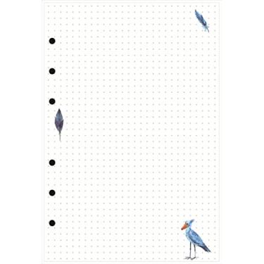 Imagem de Caderno de Folhas Avulsas Business A5 Linha de Recarga de Caderno Espiral em Branco Índice de Pasta de Papel de Papelaria, Ponto, A6