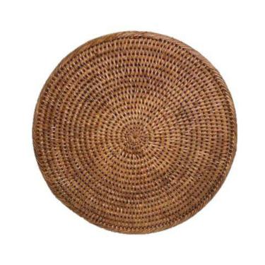 Imagem de Jogo Americano Redondo Em Rattan Natural Bahay - 26,5 Cm - Bahay Brasi