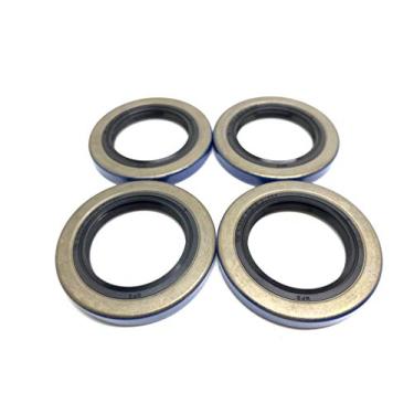 Imagem de (Pacote com 4) Vedações de lubrificante WPS (TM) com eixo de reboque e roda 12192TB Lábio duplo 4,5 cm x 4,5 cm para eixos 2000-2200