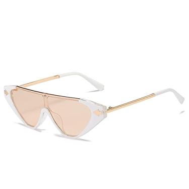 Imagem de Óculos de Sol Feminino de Armação Pequena Flecha Moda Óculos de Sol Feminino Personalizados Uma Rede Óculos Vermelhos, 8, Tamanho Único