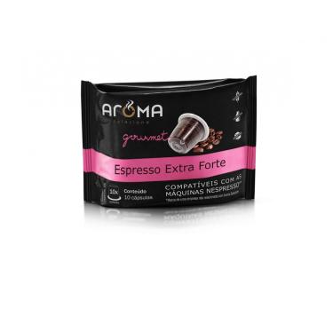 Imagem de 10 Cápsulas Para Nespresso - Café Extra Forte - Cápsula Aroma