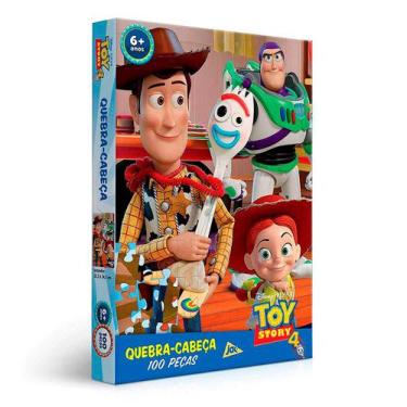 Imagem de Quebra Cabeça Encapado Toy Story 4 100 Peças - Toyster