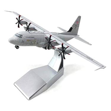 Imagem de MOOKEENONE 1:200 USAF C-130 Hercules Transport Aircraft Model Simulation Aircraft Model Aviation Model Aircraft Kits for Collection and Gift
