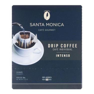 Imagem de Café Santa Monica Drip Coffee Intenso 10 Sachês