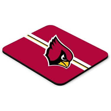 Imagem de Mouse pad para jogos, mousepad de futebol esportivo com base de borracha antiderrapante para computador laptop tapete de jogo de mesa, presente de fãs design vermelho branco