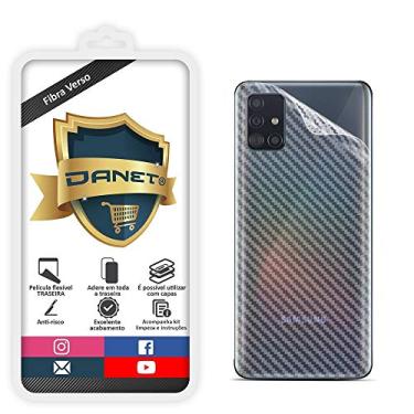 Imagem de Pel�cula Fibra De Carbono Gel Flex�vel Traseira Verso Para Galaxy A51 - Prote��o Que Adere E Cobre Toda A Parte Traseira do Aparelho - Danet
