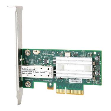 Imagem de Placa de rede Lc de fibra de porta única, placa de rede de desktop de bom desempenho, 10 GB durável para servidores Mellanox CX311A‑XCAT