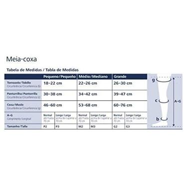 Imagem de Meia 7/8 Meia Coxa AF 120A 15-20 Mmhg Ponteira Aberta Sigvaris Natural 3