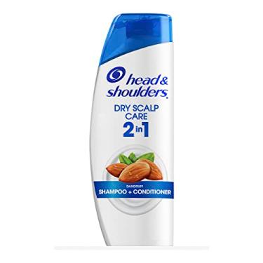 Imagem de Head and Shoulders Dry Scalp Care with Almond Oil 2-in-1 Anti-Dandruff Paraben Free Shampoo and Conditioner 13.5 fl oz