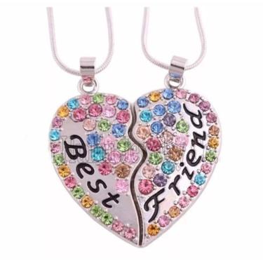 Imagem de Colar Best Friends Eternas BFF Folheado a Prata