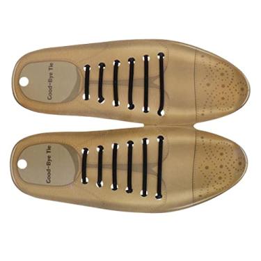 Imagem de Colaxi 12 Cadarços Elásticos Fáceis de Silicone para Crianças Adultos, Preto