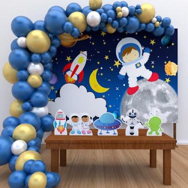 Imagem de Kit Decoração Festa de Aniversário Infantil Astronauta