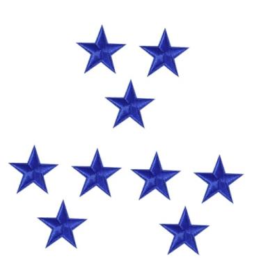 Imagem de Operitacx Adesivos 30 Peças patches bordado aplique estrela costura patches mochila para crianças saia mochilas para remendos estrela para roupas Remendo faça você mesmo camisa