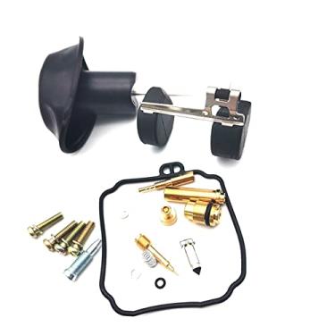Imagem de Kit de reparo de carburador de motocicleta com peças de reposição de junta flutuante de êmbolo para YM Virago 250 XV250