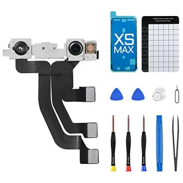 Imagem de DGSCSMY Kit de reparo de substituição para câmera frontal iPhone Xs MAX 7MP 6,5 polegadas, módulo de lente frontal xsmax OEM para receptor de luz estruturado conector transmissor substituto
