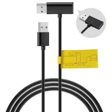 Imagem de Flgocexs Adaptador de dados de alimentação USB cabo Y preto para Android adaptador Carplay sem fio automático