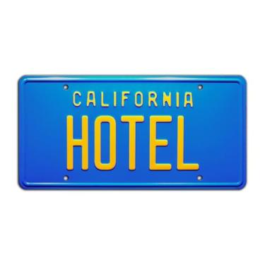 Imagem de The Eagles | Hotel California | Placa de licença estampada em metal