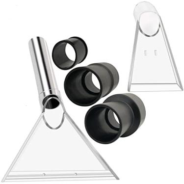 Imagem de TunaMax Acessório extrator transparente universal Work with All Shop Vacs com adaptadores de 3,5 cm e 4,5 cm e 6,5 cm para limpeza de estofados e carpetes e detalhes automáticos