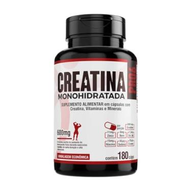 Imagem de Creatina Pura Monohidratada 180 Cápsulas 3000 Ganho de Força