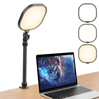 Imagem de Luz de chave de mesa para zoom de vídeo – ULANZI K7 Pro Key Lighting regulável 3200K-5600K I 15W I CRI 95+ I Edge Emitting I Braçadeira de mesa I cabeça esférica de 360° I mastro extensível para